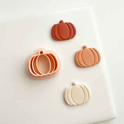 Pumpkin No. 4 Clay Cutter | Halloween Pumpkin Polymer Clay Cutter for DIY Earrings and Crafts