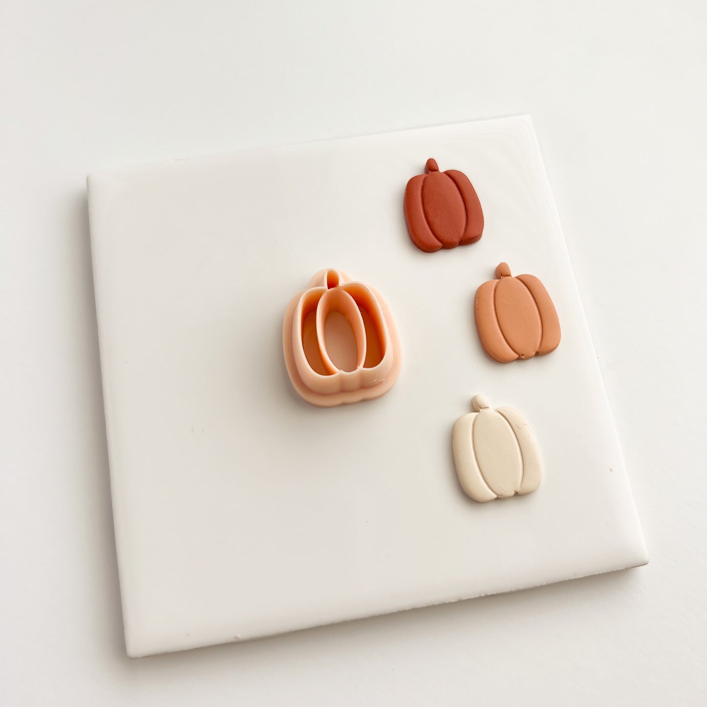 Pumpkin No. 2 Clay Cutter | Spooky Pumpkin Polymer Clay Cutter for Halloween Earrings and Crafts