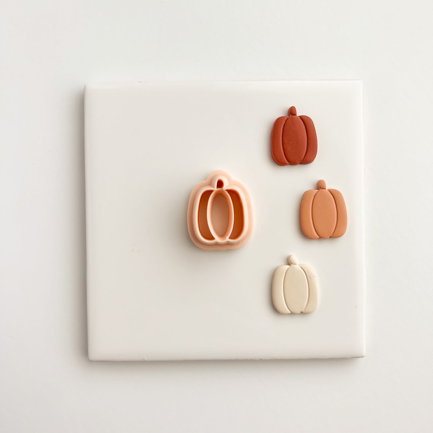 Pumpkin No. 2 Clay Cutter | Spooky Pumpkin Polymer Clay Cutter for Halloween Earrings and Crafts
