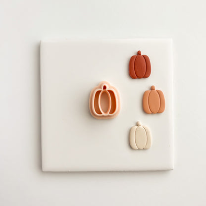 Pumpkin No. 2 Clay Cutter | Spooky Pumpkin Polymer Clay Cutter for Halloween Earrings and Crafts