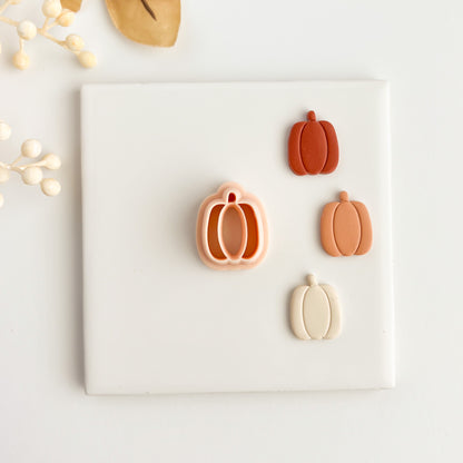 Pumpkin No. 2 Clay Cutter | Spooky Pumpkin Polymer Clay Cutter for Halloween Earrings and Crafts