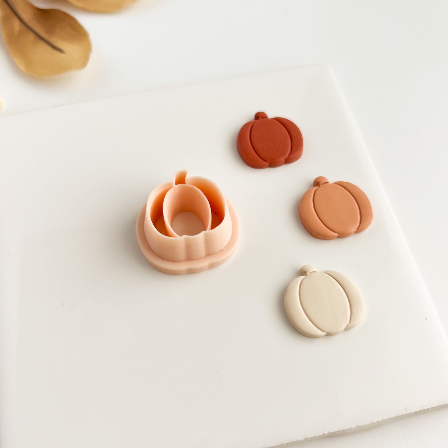 Pumpkin No. 3 Clay Cutter | Fall-Themed Pumpkin Polymer Clay Cutter for Jewelry and Decorations
