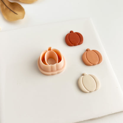 Pumpkin No. 3 Clay Cutter | Fall-Themed Pumpkin Polymer Clay Cutter for Jewelry and Decorations