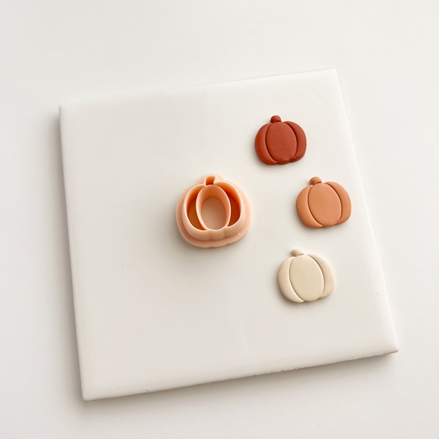 Pumpkin No. 3 Clay Cutter | Fall-Themed Pumpkin Polymer Clay Cutter for Jewelry and Decorations