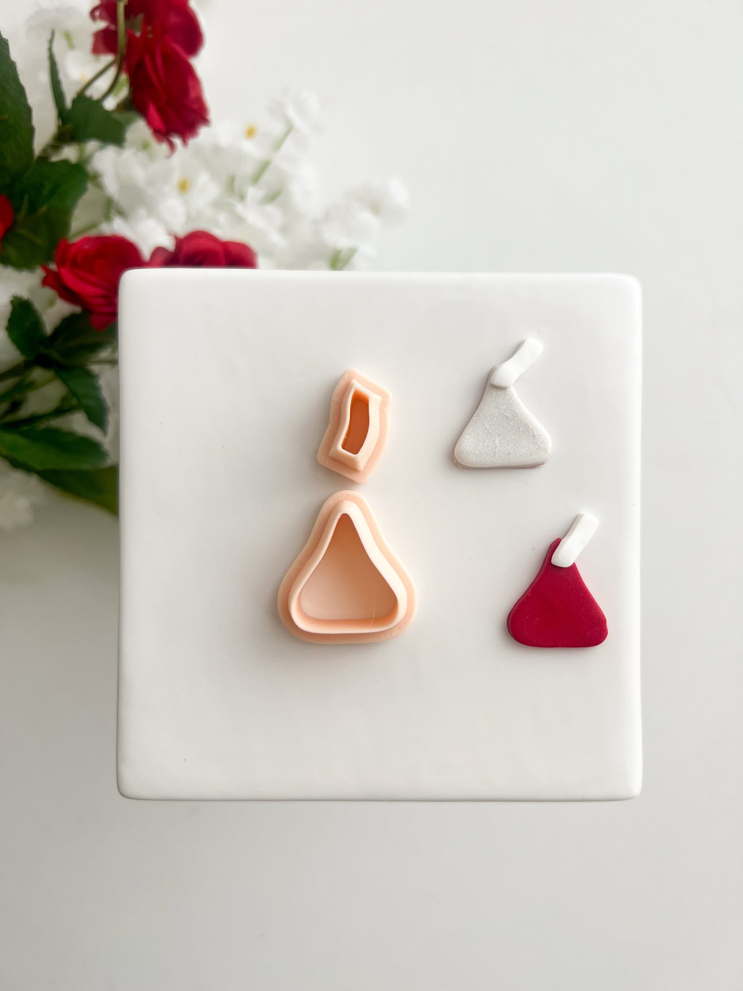 Hershey Kiss Clay Cutter | Hershey Kiss Polymer Clay Cutter for DIY Chocolate Earrings Candy-Themed Jewelry and Handmade Sweet Accessories