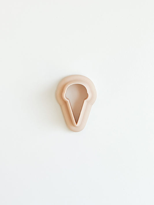 Ice Cream Shape No. 1 Clay Cutter | Ice Cream Shaped Clay Cutter for Summer Earrings DIY Jewelry Fun Dessert-Themed Crafts