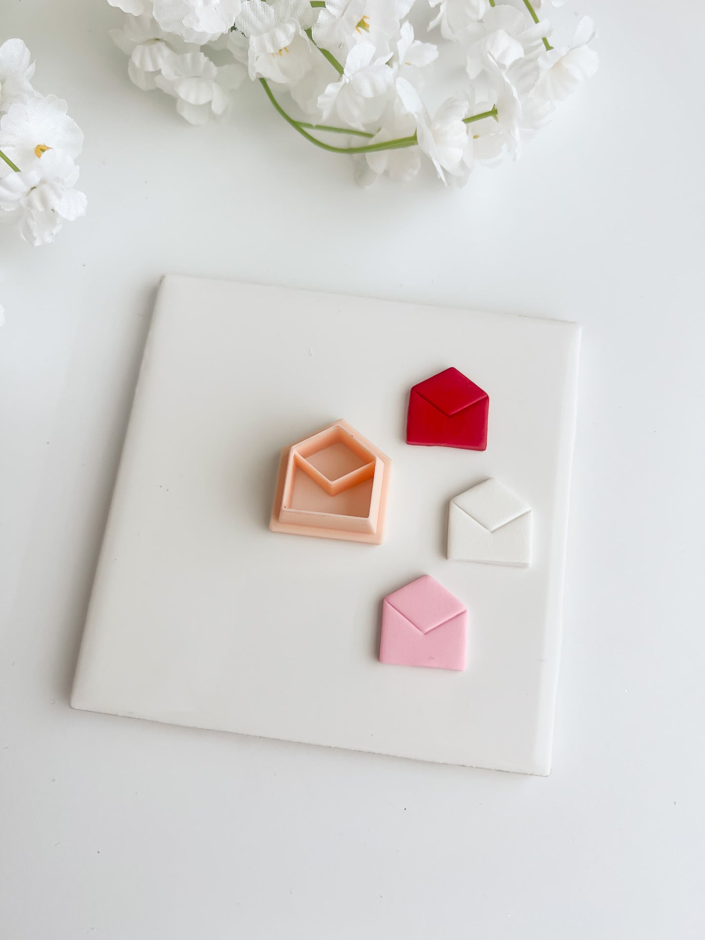 Open Letter Clay Cutter | Letter and Monogram Polymer Clay Cutter for Personalized Jewelry and Crafts