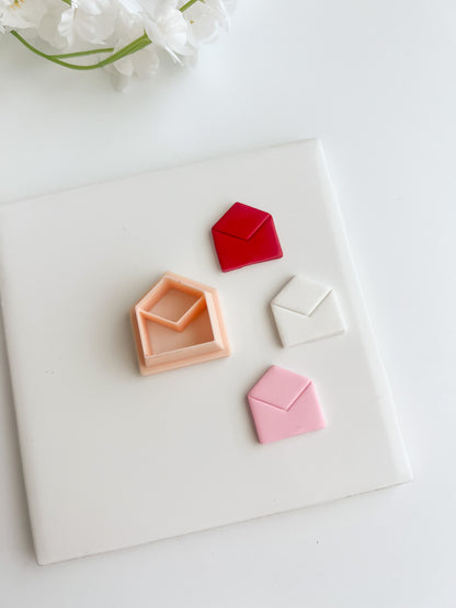 Open Letter Clay Cutter | Letter and Monogram Polymer Clay Cutter for Personalized Jewelry and Crafts
