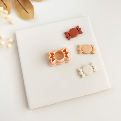 Candy Clay Cutter | Candy Shape Polymer Clay Cutter for DIY Sweet-Themed Earrings Fun Jewelry and Handmade Sugar-Inspired Accessories