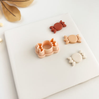 Candy Clay Cutter | Candy Shape Polymer Clay Cutter for DIY Sweet-Themed Earrings Fun Jewelry and Handmade Sugar-Inspired Accessories