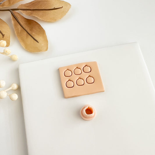 Micro Pumpkin Clay Cutter | Mini Pumpkin Polymer Clay Cutter for DIY Fall Earrings Halloween Jewelry Handmade Clay Craft Supplies