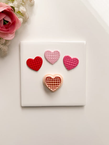 Valentine Heart Disco Ball Clay Cutter | Valentine Disco Ball Polymer Clay Cutter for DIY Retro Earrings Party Jewelry and Handmade Valentine's Accessories