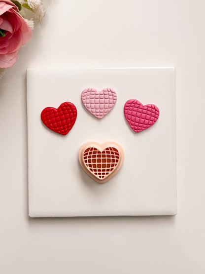 Valentine Heart Disco Ball Clay Cutter | Valentine Disco Ball Polymer Clay Cutter for DIY Retro Earrings Party Jewelry and Handmade Valentine's Accessories
