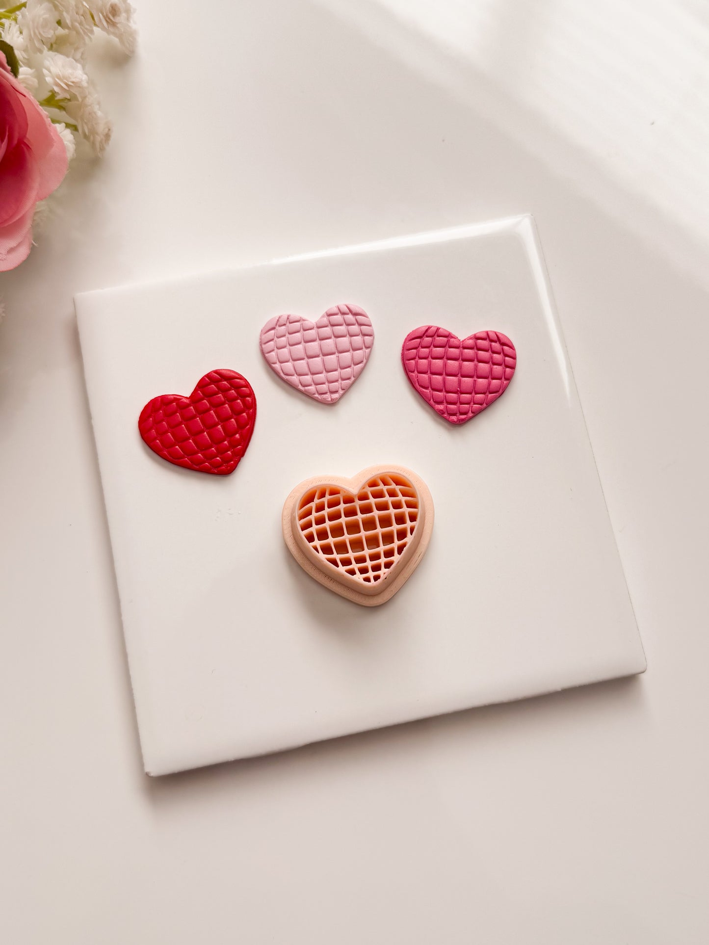 Valentine Heart Disco Ball Clay Cutter | Valentine Disco Ball Polymer Clay Cutter for DIY Retro Earrings Party Jewelry and Handmade Valentine's Accessories