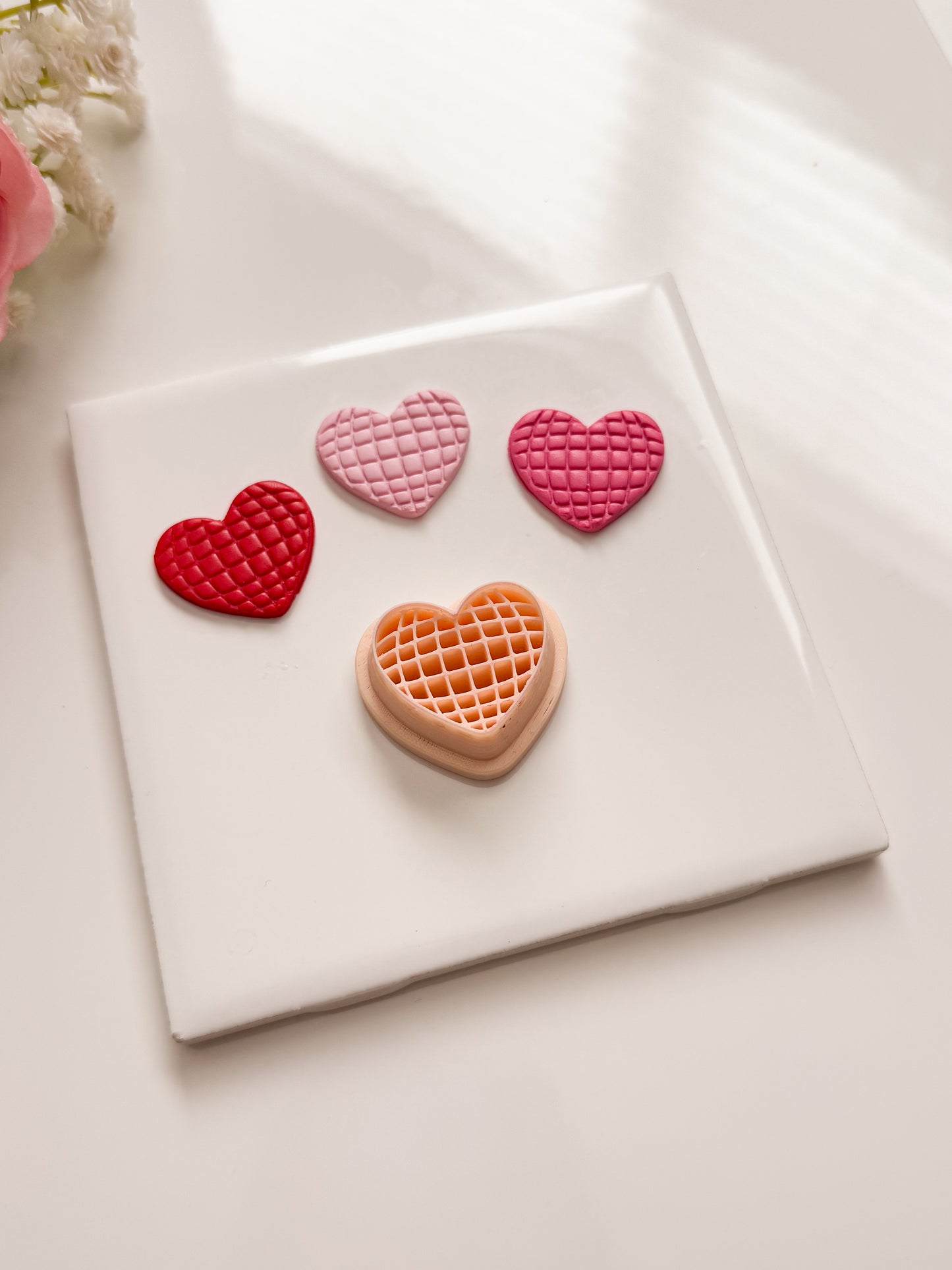 Valentine Heart Disco Ball Clay Cutter | Valentine Disco Ball Polymer Clay Cutter for DIY Retro Earrings Party Jewelry and Handmade Valentine's Accessories
