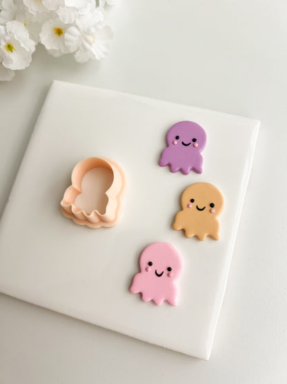 Octopus No. 2 Clay Cutter | Octopus No. 2 Polymer Clay Cutter for DIY Sea-Themed Earrings Coastal Jewelry and Handmade Ocean Accessories