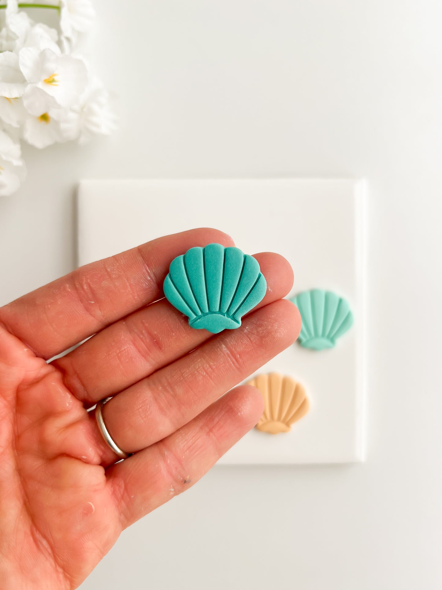 Seashell No. 4 Clay Cutter | Seashell No. 4 Polymer Clay Cutter for DIY Summer Earrings Nautical Jewelry and Handmade Beach Accessories