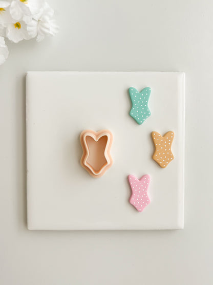 Bathing Suit No. 1 Clay Cutter | Bathing Suit No. 1 Polymer Clay Cutter for DIY Vacation Earrings Summer-Themed Jewelry and Handmade Beach Accessories