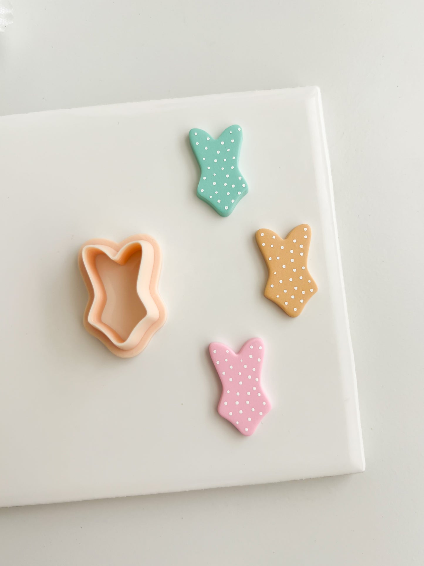 Bathing Suit No. 1 Clay Cutter | Bathing Suit No. 1 Polymer Clay Cutter for DIY Vacation Earrings Summer-Themed Jewelry and Handmade Beach Accessories