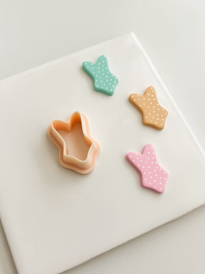 Bathing Suit No. 1 Clay Cutter | Bathing Suit No. 1 Polymer Clay Cutter for DIY Vacation Earrings Summer-Themed Jewelry and Handmade Beach Accessories