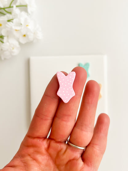 Bathing Suit No. 1 Clay Cutter | Bathing Suit No. 1 Polymer Clay Cutter for DIY Vacation Earrings Summer-Themed Jewelry and Handmade Beach Accessories
