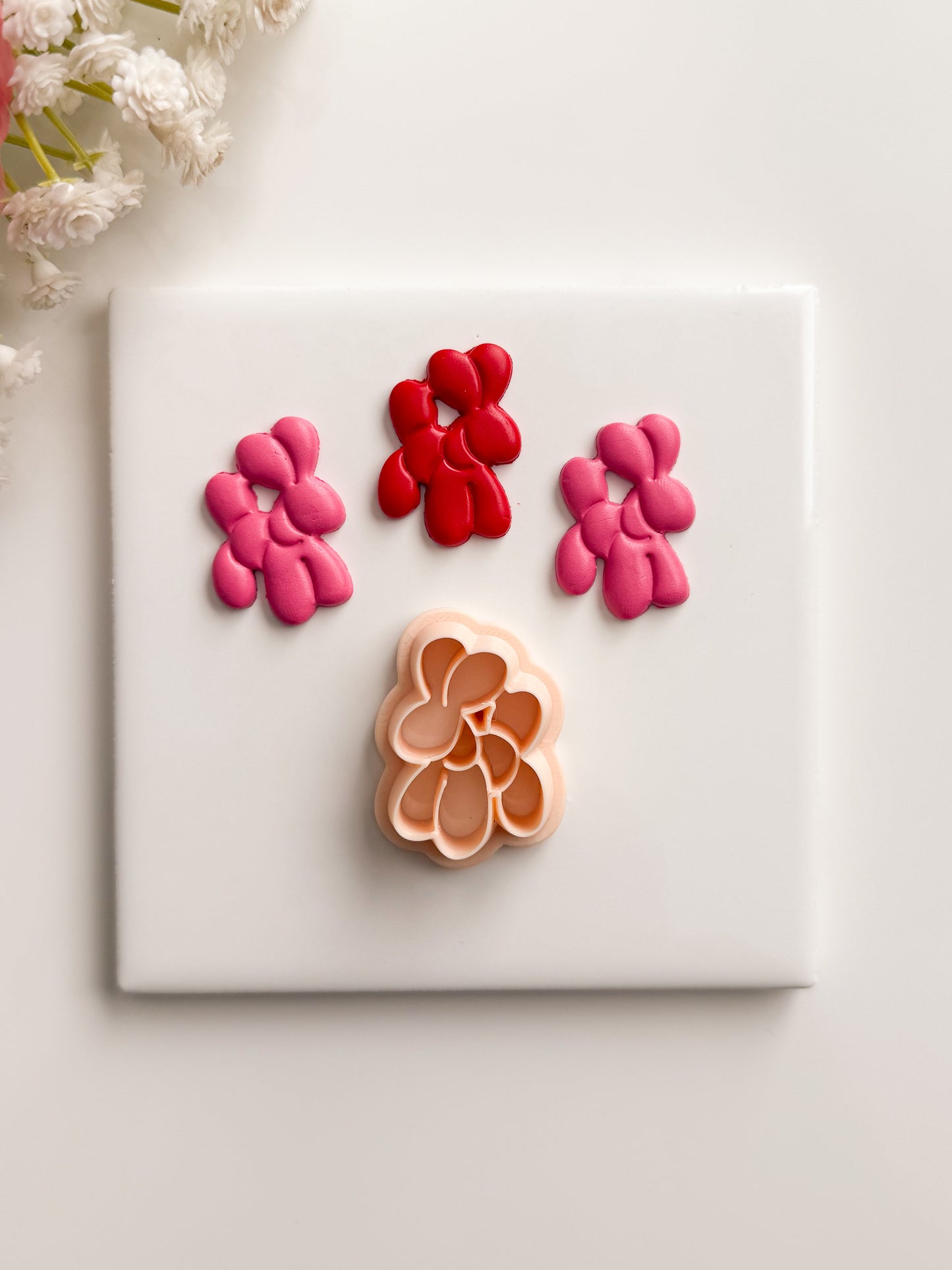 Balloon Animal Clay Cutter | Balloon Animal Polymer Clay Cutter for DIY Playful Earrings Cute Circus Jewelry and Handmade Fun Accessories