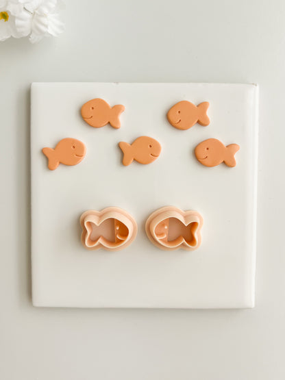 Goldfish Cracker Clay Cutter | Goldfish Cracker Polymer Clay Cutter for DIY Snack Earrings Cute Food-Themed Jewelry and Handmade Fun Accessories