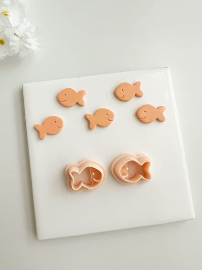 Goldfish Cracker Clay Cutter | Goldfish Cracker Polymer Clay Cutter for DIY Snack Earrings Cute Food-Themed Jewelry and Handmade Fun Accessories