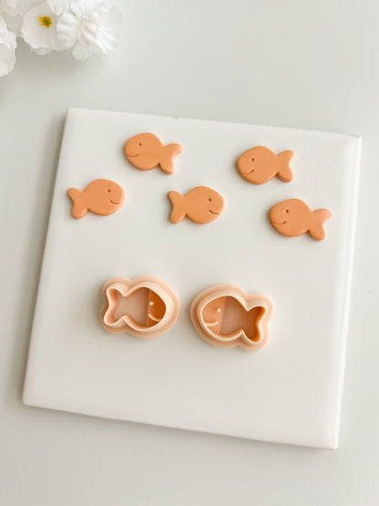 Goldfish Cracker Clay Cutter | Goldfish Cracker Polymer Clay Cutter for DIY Snack Earrings Cute Food-Themed Jewelry and Handmade Fun Accessories