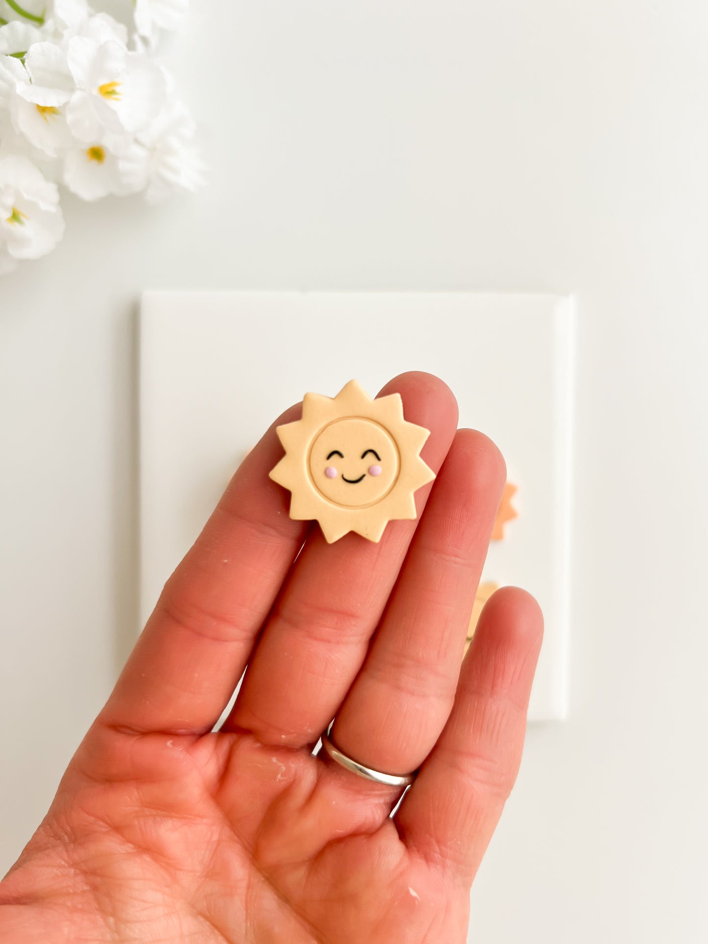 Sun No. 3 Clay Cutter | Sun No. 3 Polymer Clay Cutter for DIY Celestial Earrings Summer Jewelry and Handmade Sunshine Accessories