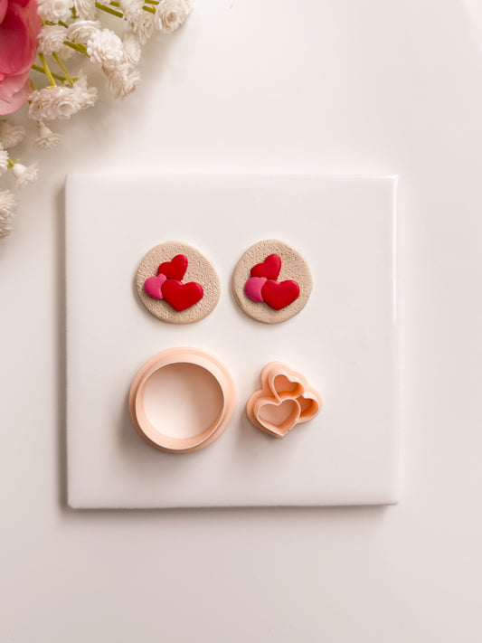 Pillsbury Valentine Cookie Clay Cutter | Pillsbury Valentine Cookie Polymer Clay Cutter for DIY Bakery Earrings Sweet Treat Jewelry and Handmade Valentine's Accessories