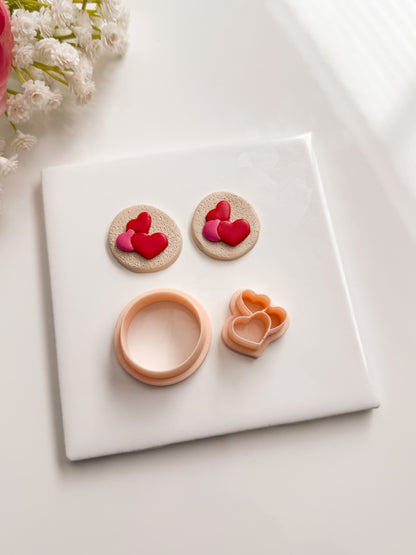 Pillsbury Valentine Cookie Clay Cutter | Pillsbury Valentine Cookie Polymer Clay Cutter for DIY Bakery Earrings Sweet Treat Jewelry and Handmade Valentine's Accessories
