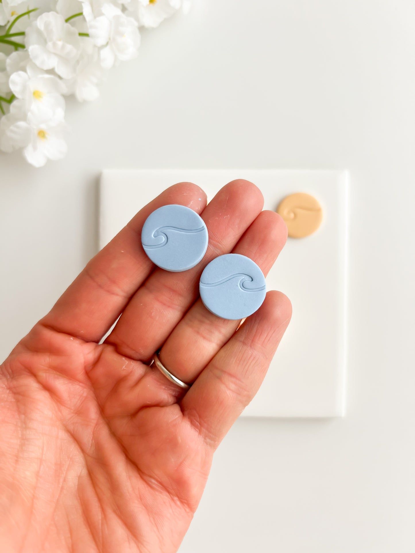 Wave Clay Cutter | Wave Polymer Clay Cutter for DIY Beach Earrings Ocean-Themed Jewelry and Handmade Summer Accessories