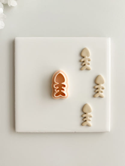 Boned Fish Clay Cutter | Boned Fish Polymer Clay Cutter for DIY Nautical Earrings Ocean-Themed Jewelry and Handmade Cute Accessories