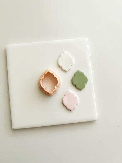 Elegant Shape No. 9 Clay Cutter | Elegant Shape No. 9 Polymer Clay Cutter for DIY Modern Earrings Geometric-Themed Jewelry and Handmade Elegant Accessories
