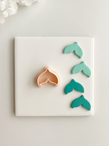 Mermaid Tail Clay Cutter | Mermaid Tail Polymer Clay Cutter for DIY Ocean Earrings Mermaid Jewelry and Handmade Beach Accessories