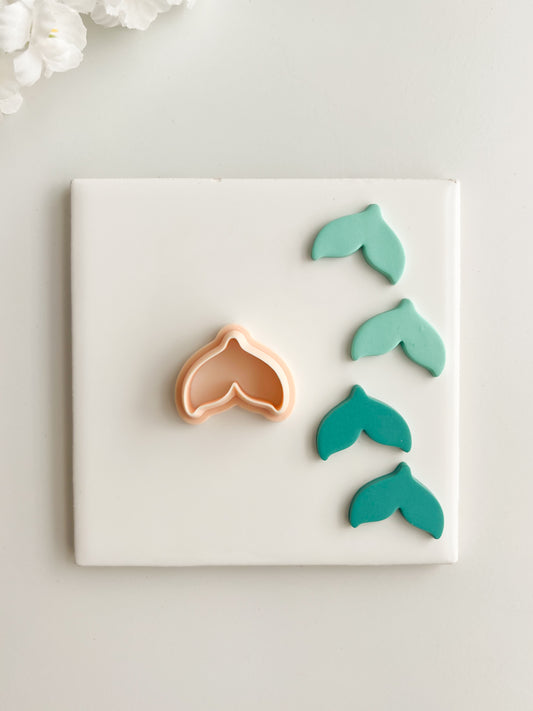 Mermaid Tail Clay Cutter | Mermaid Tail Polymer Clay Cutter for DIY Ocean Earrings Mermaid Jewelry and Handmade Beach Accessories