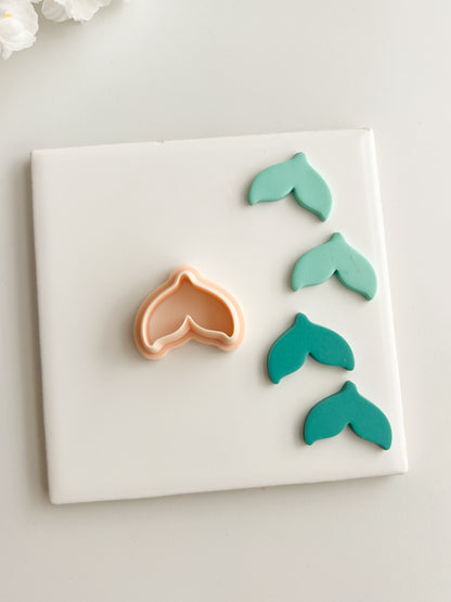 Mermaid Tail Clay Cutter | Mermaid Tail Polymer Clay Cutter for DIY Ocean Earrings Mermaid Jewelry and Handmade Beach Accessories