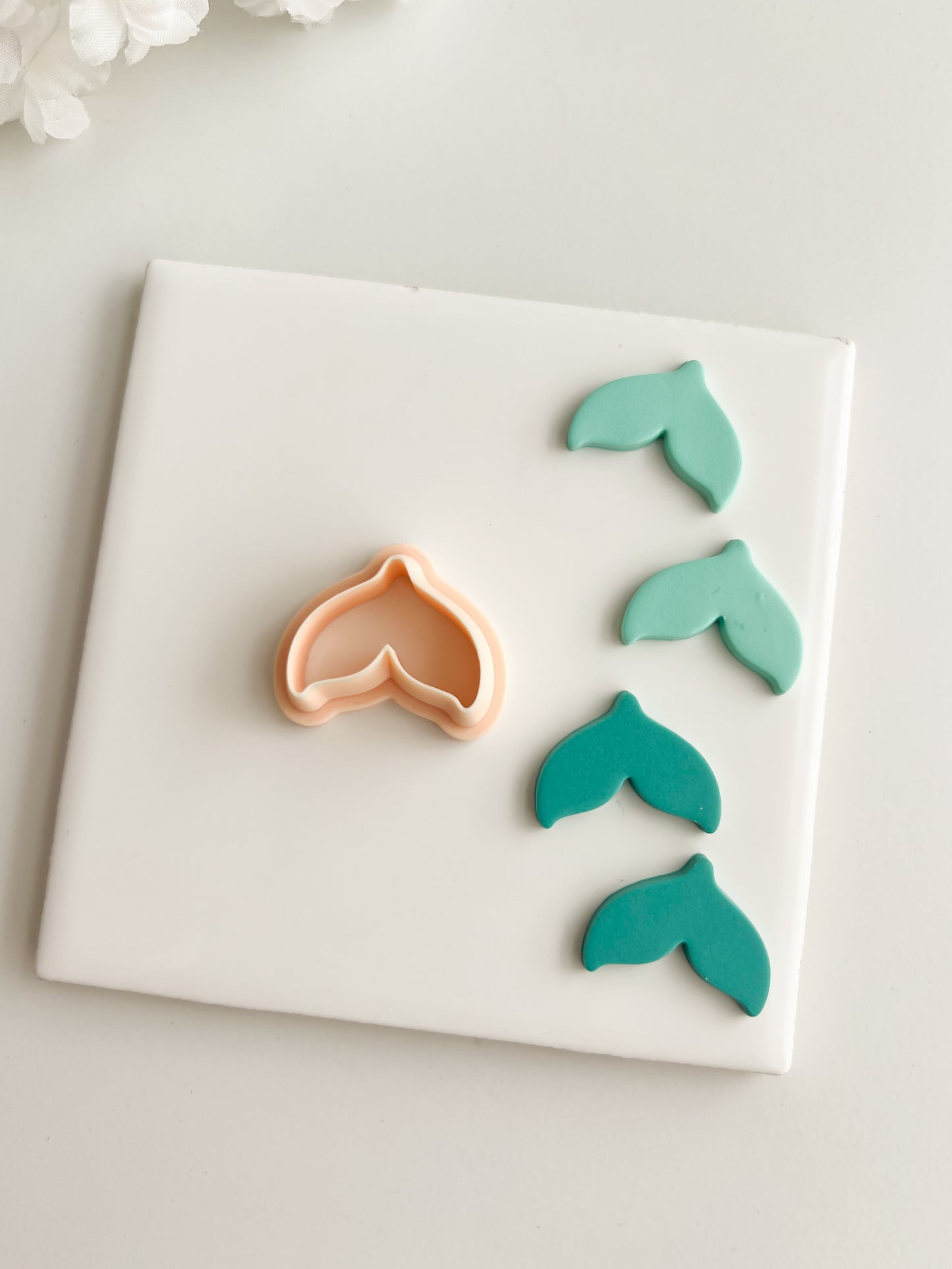 Mermaid Tail Clay Cutter | Mermaid Tail Polymer Clay Cutter for DIY Ocean Earrings Mermaid Jewelry and Handmade Beach Accessories