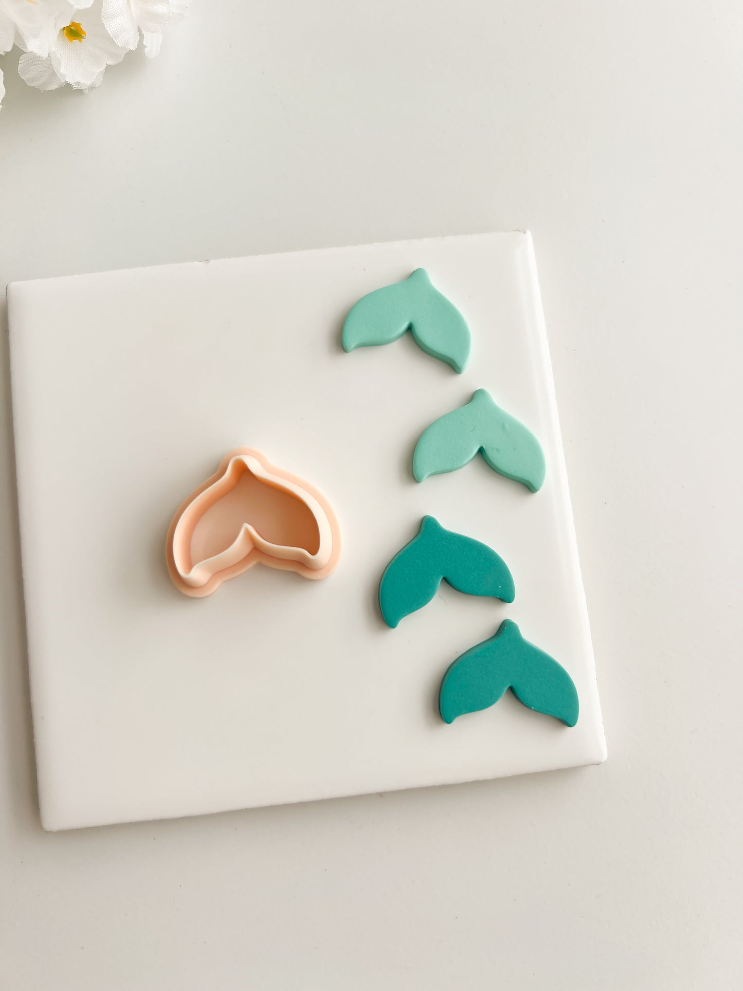 Mermaid Tail Clay Cutter | Mermaid Tail Polymer Clay Cutter for DIY Ocean Earrings Mermaid Jewelry and Handmade Beach Accessories