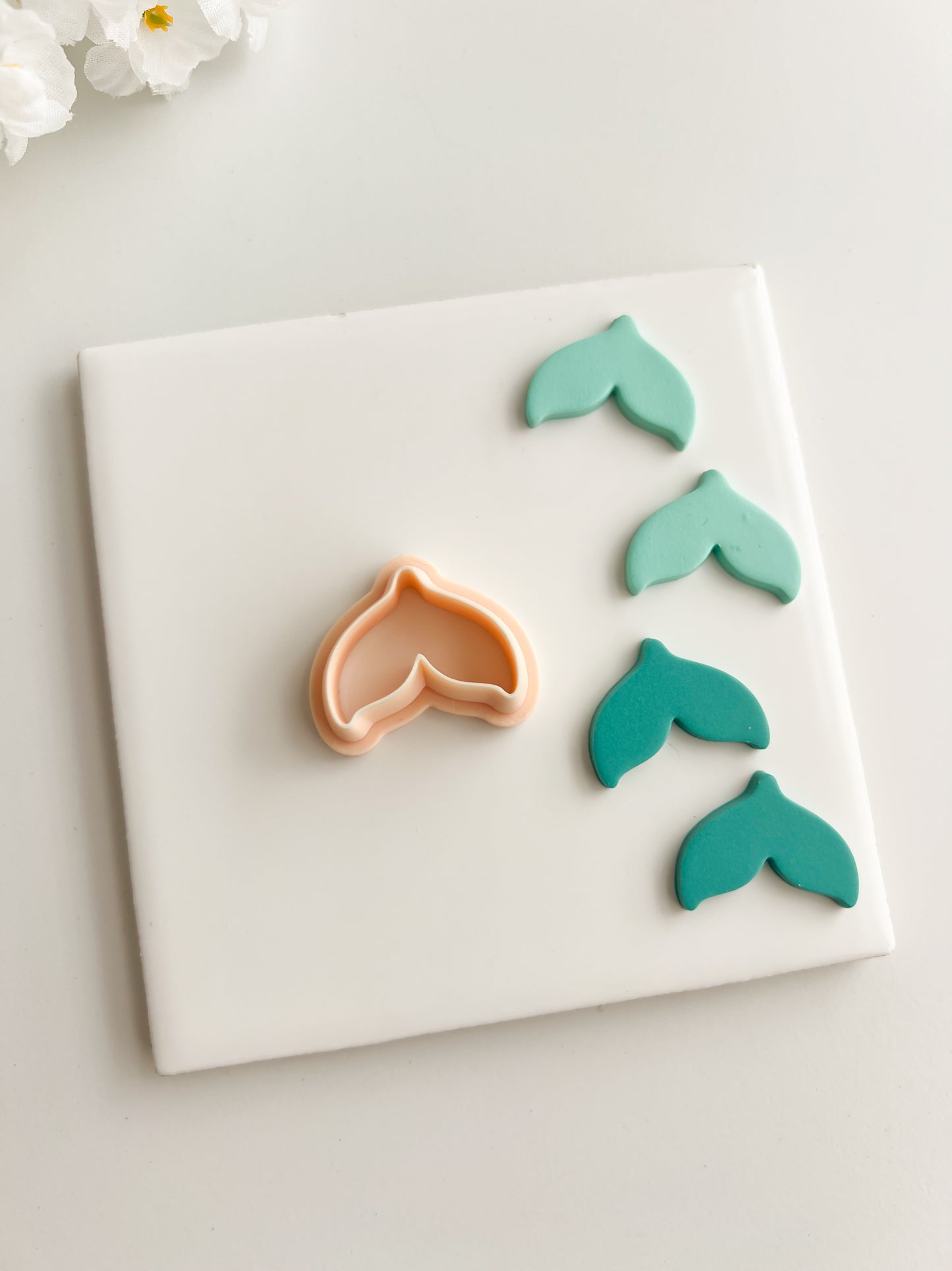 Mermaid Tail Clay Cutter | Mermaid Tail Polymer Clay Cutter for DIY Ocean Earrings Mermaid Jewelry and Handmade Beach Accessories