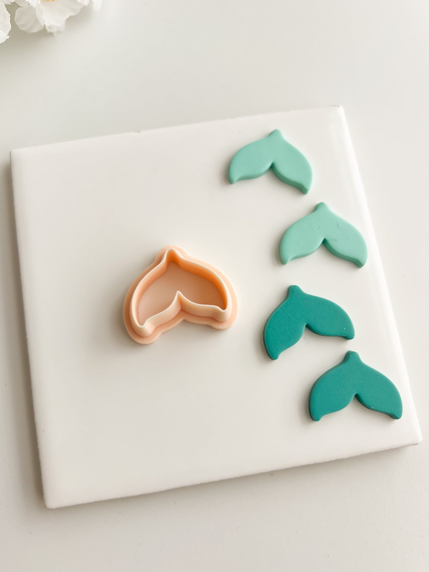 Mermaid Tail Clay Cutter | Mermaid Tail Polymer Clay Cutter for DIY Ocean Earrings Mermaid Jewelry and Handmade Beach Accessories