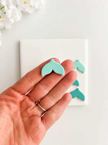 Mermaid Tail Clay Cutter | Mermaid Tail Polymer Clay Cutter for DIY Ocean Earrings Mermaid Jewelry and Handmade Beach Accessories