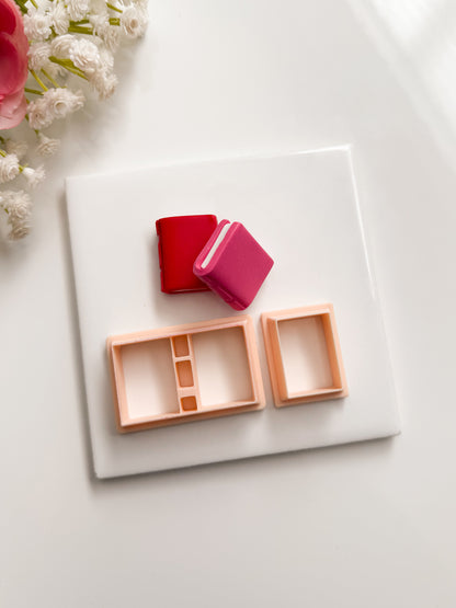 Book Builder Clay Cutter | Book Builder Polymer Clay Cutter for DIY Literature Earrings Reading-Themed Jewelry and Handmade Smart Accessories