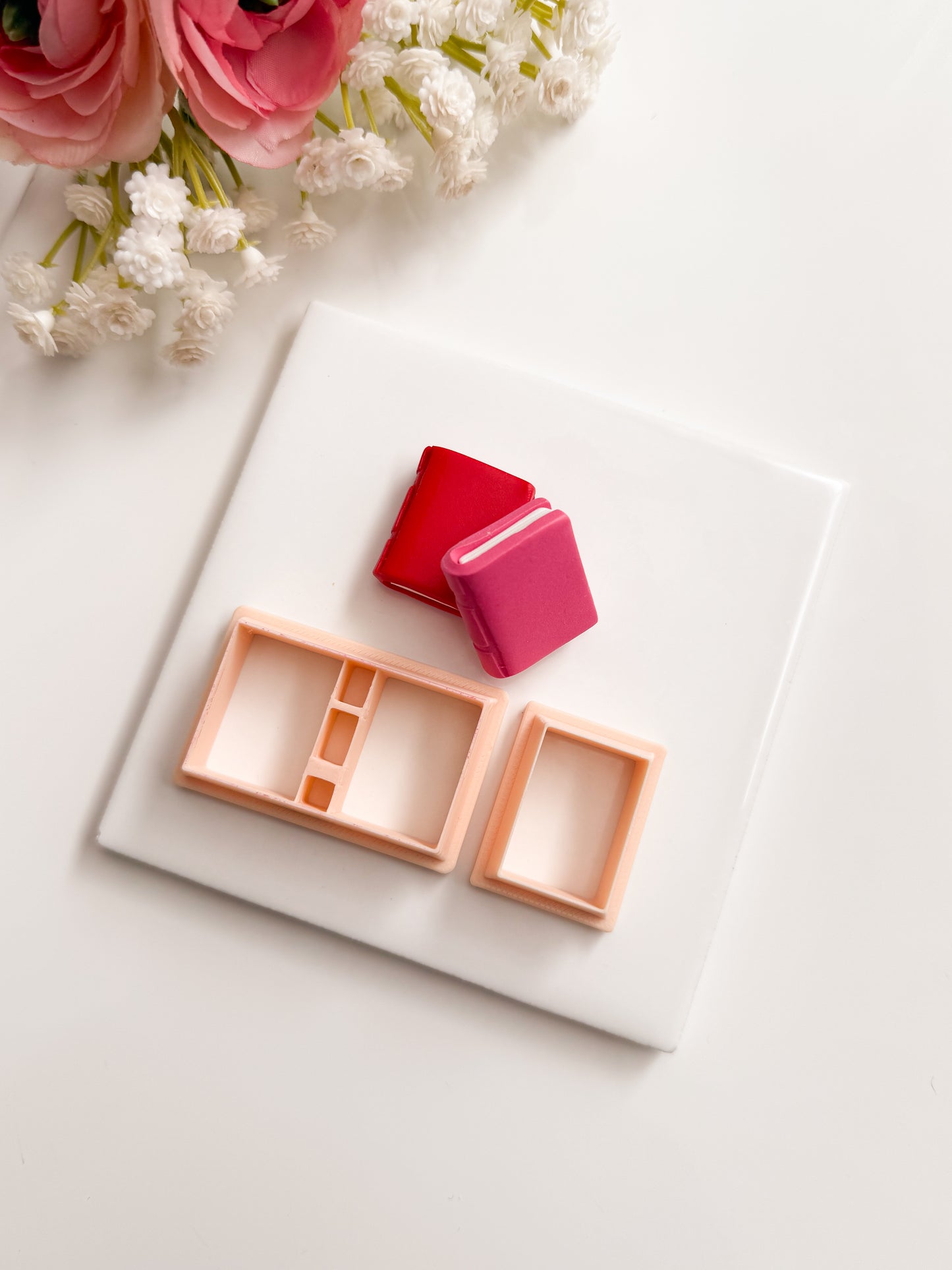 Book Builder Clay Cutter | Book Builder Polymer Clay Cutter for DIY Literature Earrings Reading-Themed Jewelry and Handmade Smart Accessories
