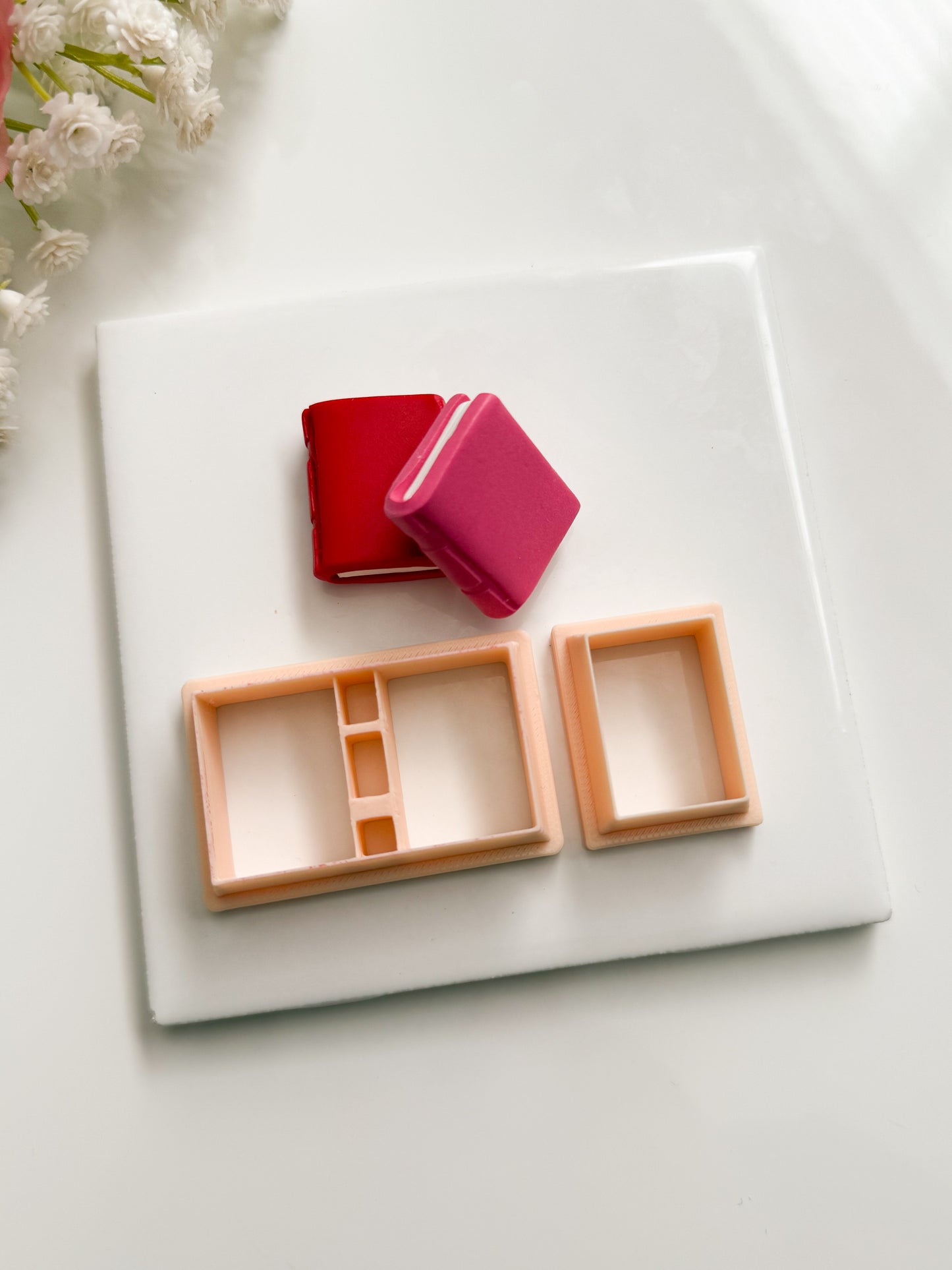 Book Builder Clay Cutter | Book Builder Polymer Clay Cutter for DIY Literature Earrings Reading-Themed Jewelry and Handmade Smart Accessories