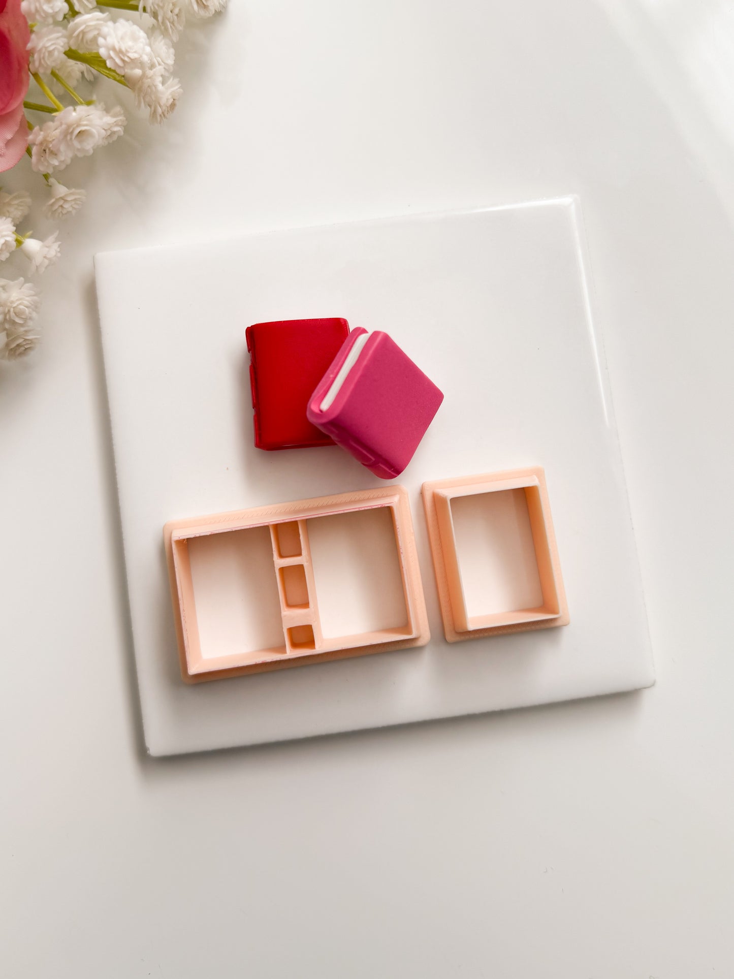 Book Builder Clay Cutter | Book Builder Polymer Clay Cutter for DIY Literature Earrings Reading-Themed Jewelry and Handmade Smart Accessories