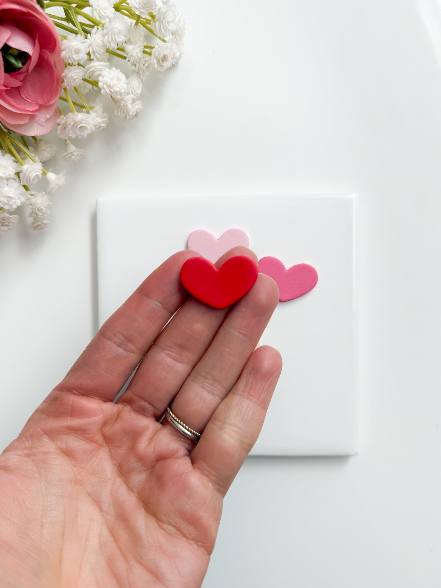 Valentine Heart No. 5 Clay Cutter | Valentine Heart No. 5 Polymer Clay Cutter for DIY Valentine's Earrings Heart-Themed Jewelry and Handmade Accessories