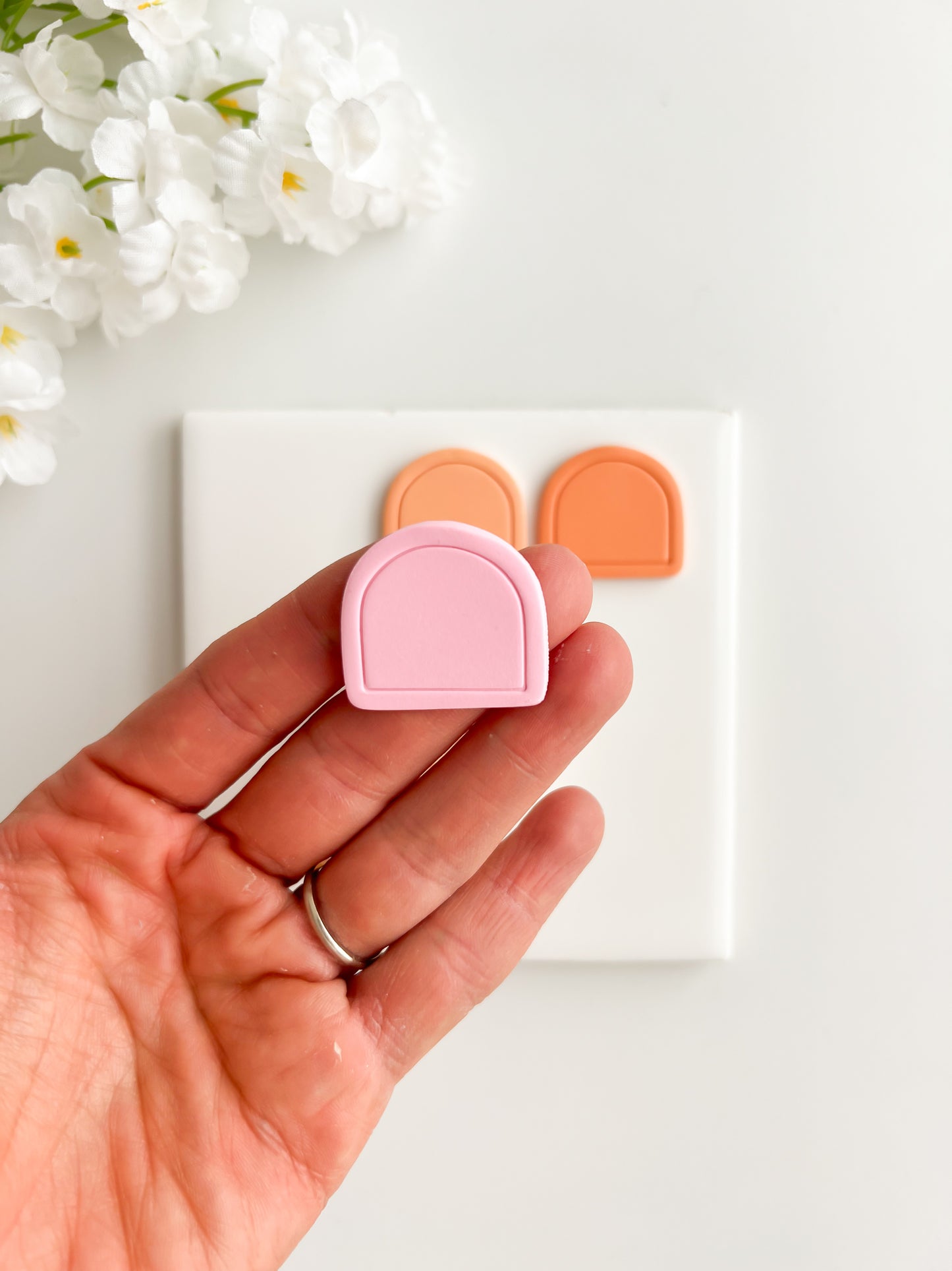 Framed Arch No. 11 Clay Cutter | Framed Arch No. 11 Polymer Clay Cutter for DIY Elegant Earrings Chic Jewelry and Handmade Statement Accessories
