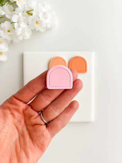 Framed Arch No. 11 Clay Cutter | Framed Arch No. 11 Polymer Clay Cutter for DIY Elegant Earrings Chic Jewelry and Handmade Statement Accessories